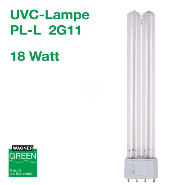 Wagner GREEN UVC Lampe 2G11 PL-L 18 Watt