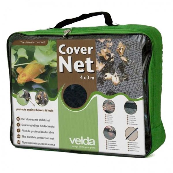 Velda Cover Net 4x3 Meter Teichschutznetz schwarz