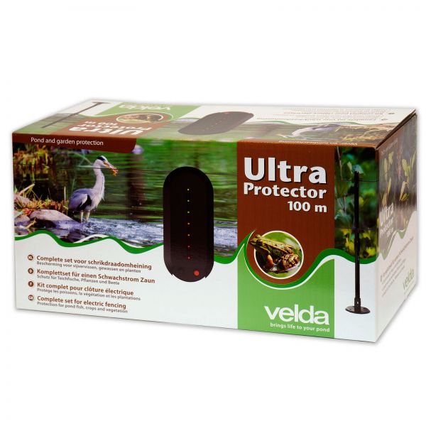 Velda Ultra Protector - Teichschutz Schwachstromzaun gegen Reiher und Katzen