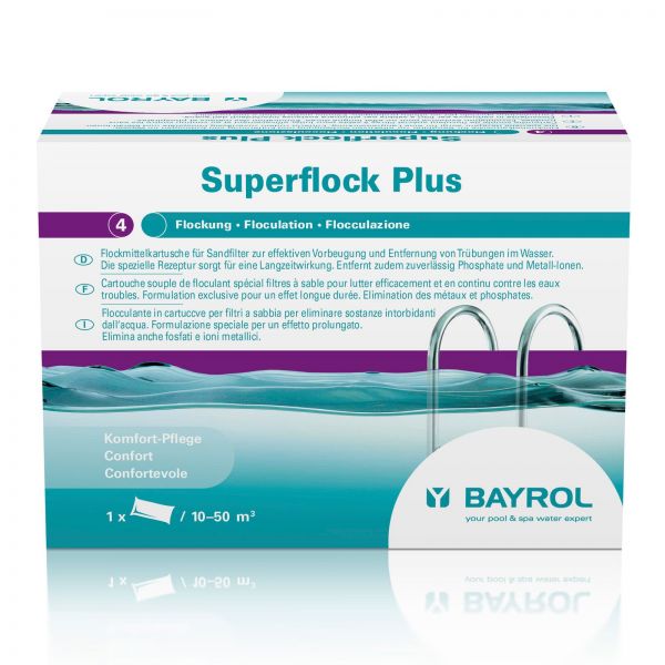 Bayrol Superflock Plus 1 kg Flockungs-Kartuschen für Pool