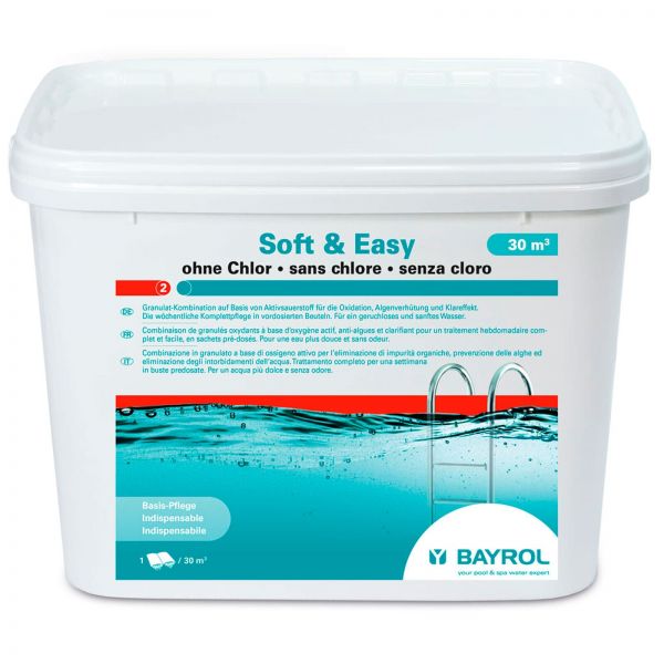 5,04kg Bayrol Soft & Easy 30m³ Aktiv Sauerstoff Granulat für Schwimmbad