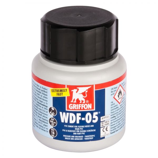 6312148 Griffon WDF-05 125ml Dose mit Pinsel PVC Klebstoff für Poolschlauch und Rohr