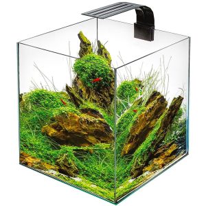 Aquarium Nano Cube von Happet - der LED Cube Schwarz 30