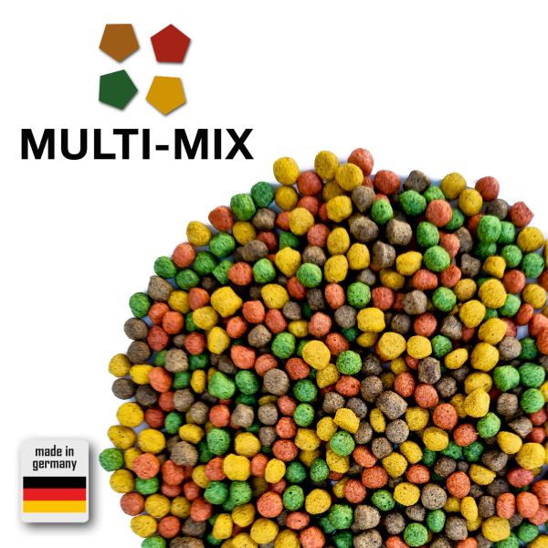 Multi Mix - Der 4 Sorten Futtermix für Koi und Teichfische