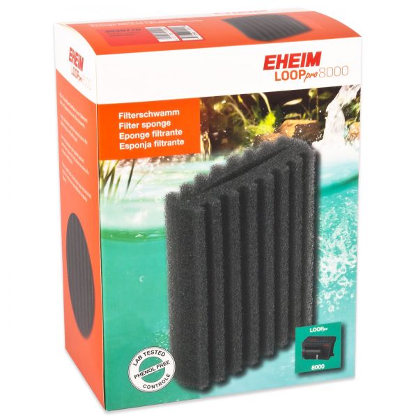EHEIM Filterschwamm schwarz (2 Stück) für LOOPpro 8000