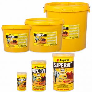 Tropical Supervit Flakes - Premium Hauptfutter, Flockenfutter für alle Zierfische
