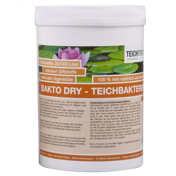 Bakto Dry 500g - Teichbakterien