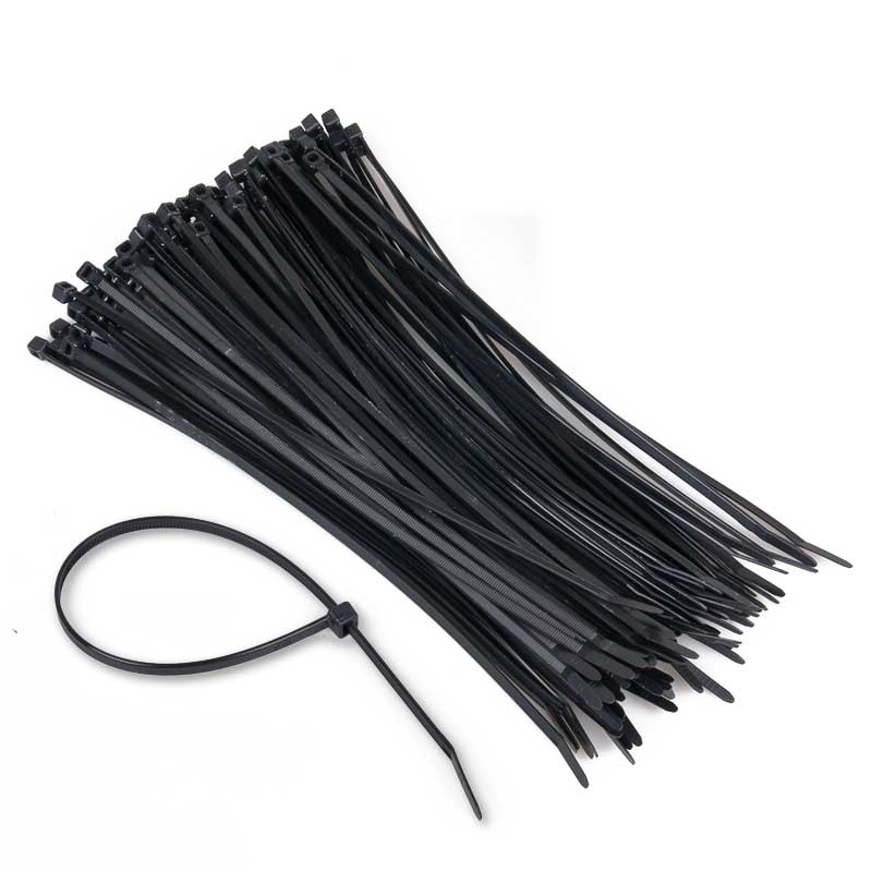 Kabelbinder schwarz 200x4,8 mm 200 x 4,8 mm Verpackung 100St Industriequalität