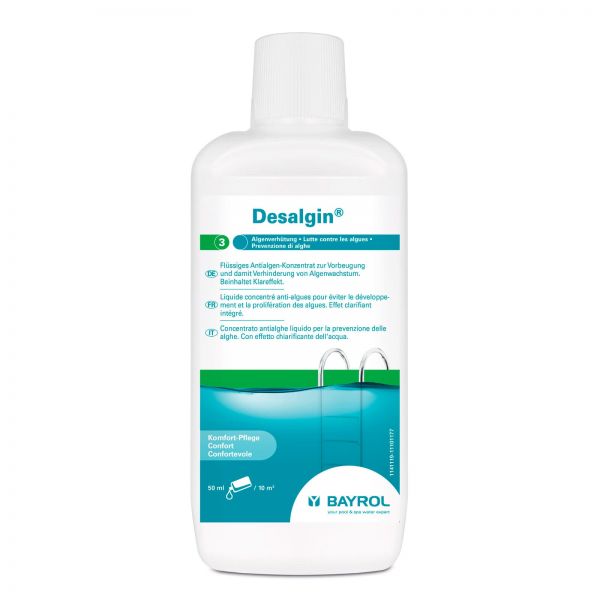 1 Liter Bayrol Desalgin Flüssiges Algizid für Pool und Schwimmbad