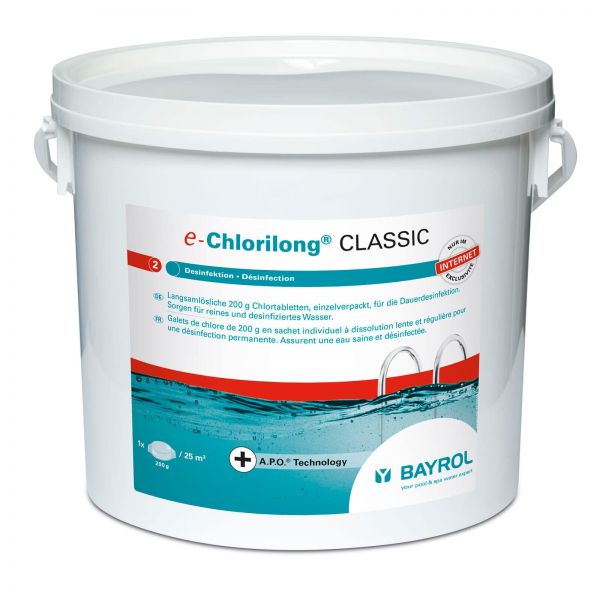 BAYROL e-Chlorilong CLASSIC 5kg Chlortabletten