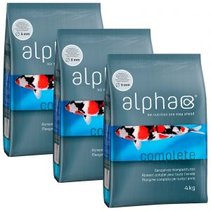 alpha complete 5 mm 12 kg Sparpaket mit 3 x 4 kg Komplettfutter